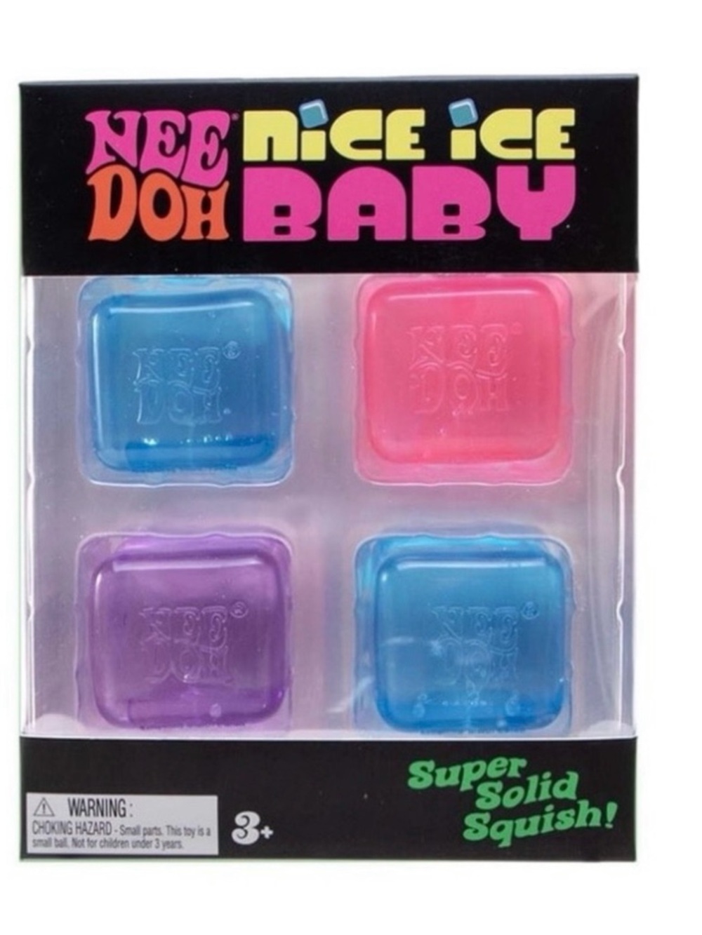 Nice Ice Baby Squishy Needoh Set - Blue, Pink, Purple